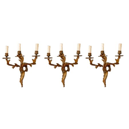 TRE APPILQUE stile Luigi XV