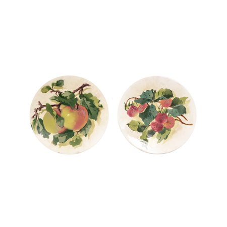 COPPIA DI PIATTI in ceramica Ginori