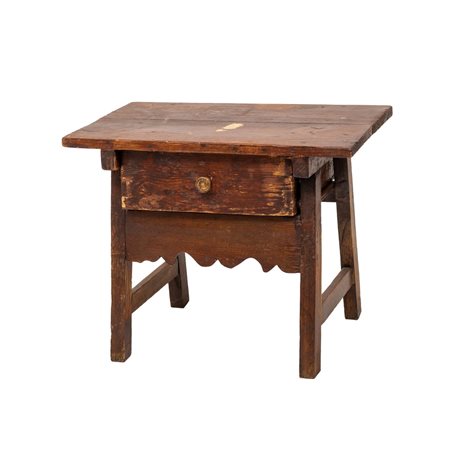 TAVOLINO/CAPRETTA in legno di abet