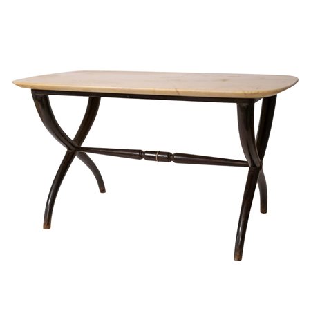 TAVOLO BASSO con piano in marmo