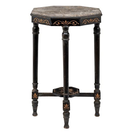 TAVOLINO ottagonale in legno