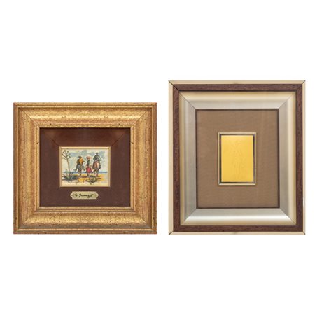 DUE PLACCHE IN LAMINA