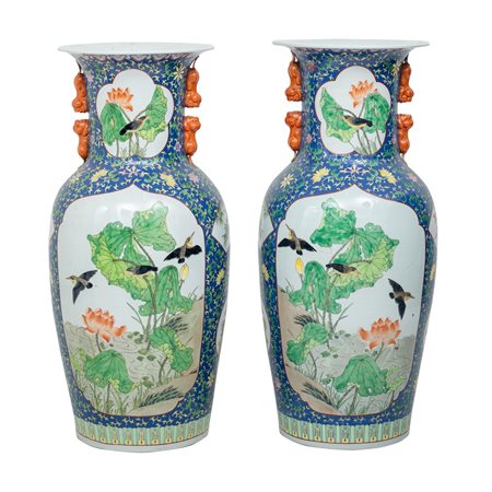 COPPIA VASI orientali