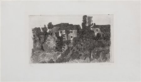 Giorgio Morandi, Il poggio di sera, 1928