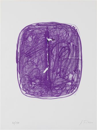 Lucio Fontana, Concetto spaziale L-29, 1968