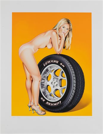 Mel Ramos, Tyra Tire, 2004