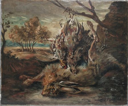 Giorgio De Chirico, Vita silente di selvaggina uccisa, 1943 circa