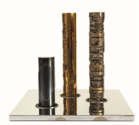 Arnaldo Pomodoro, Colonne per Financial Plaza Honolulu, studio, 1969