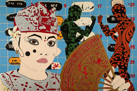 Maurizio Cannavacciuolo, La Madonna del Ventaglio, 1989