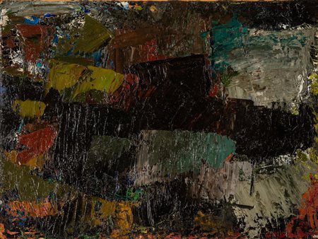 Alfredo Chighine, Paesaggio, 1955