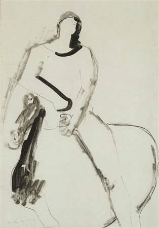 Marino Marini, Uomo e cavallo, 1948