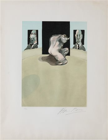 Francis Bacon, Metropolitan triptych: center panel, 1981