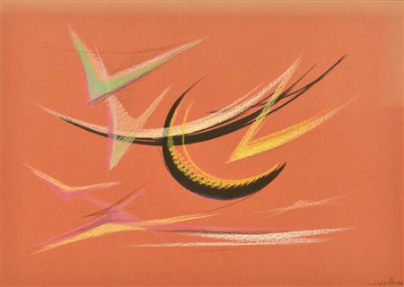 Carmelo Cappello, (1912 - 1996) SENZA TITOLO pastello su carta, cm 50x70...