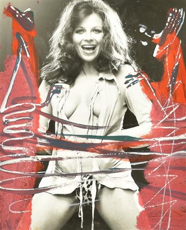 Marco Cingolani, (1961) NEIDI KOGGLER tecnica mista su fotografia, cm 25x21...