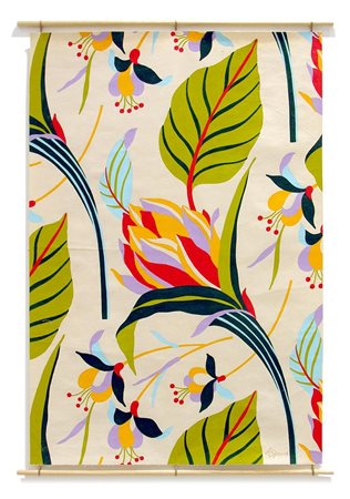 Antonella Sforza, (1971) SENZA TITOLO tempera su tela, priva di telaio, cm...