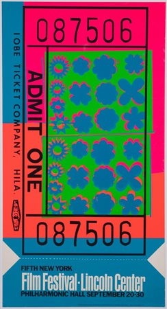 Andy Warhol, (1928 - 1987) 5th NEW YORK FILM FESTIVAL LINCOLN CENTER...