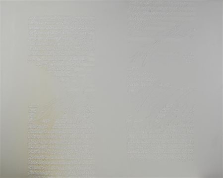 Alessandro Algardi, (1945) DALL'INIZIO ALLA FINE olio e acrilico su tela, cm...