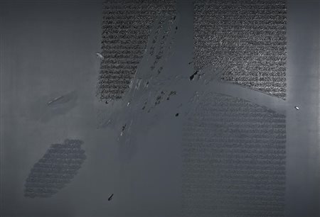 Alessandro Algardi, (1945) RACCONTO DIMENTICATO olio e acrilico su tela, cm...