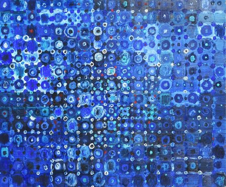 Massimo Kaufmann, (1963) SENZA TITOLO olio su tela, cm 50x60 sul retro: firma