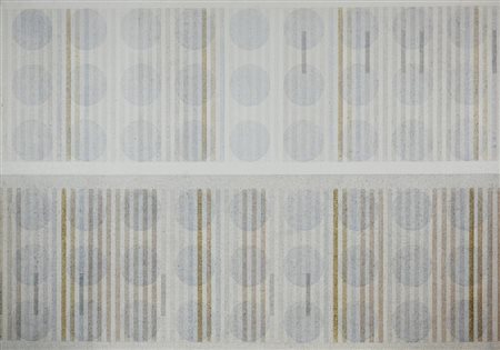 Carlo Nangeroni, (1922 - 2018) SEQUENZA 2 olio su tela, cm 79x112 sul retro:...