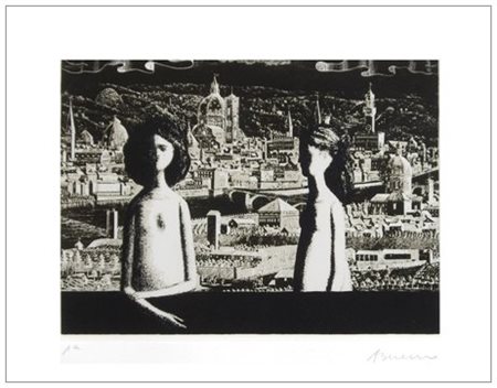 ANTONIO BUENO Berlino (Germania) 1918 – Firenze 1984 Incontro per Firenze...