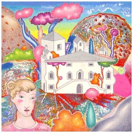 LUCA ALINARI Firenze 1943 Senza titolo Olio e t.m. su tela tesa su tavola 29...