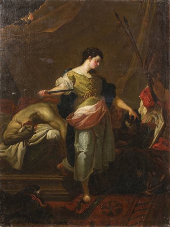 PITTORE ANONIMO DEL XVII-XVIII SECOLO<BR>"Giuditta e Oloferne"