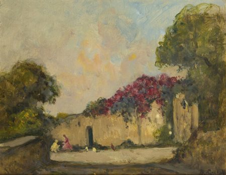 MARIO GACHET<BR>Torino 1879 - 1981<BR>"Rollo (Andora)"