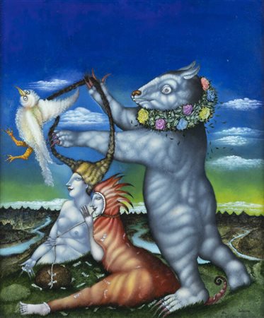 TIN LUCIANO<BR>Carbonia (CI) 1953<BR>"Bagliori"