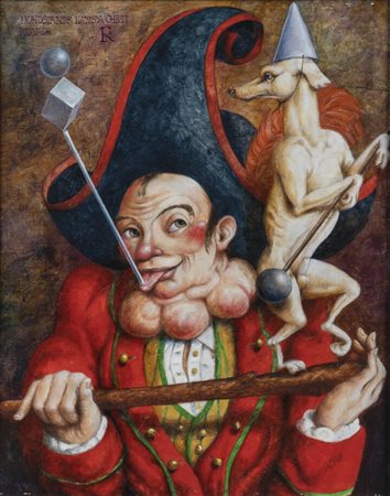 FABRIZIO RICCARDI<BR>Roma 1942<BR>"Nonostante l'ansia che ti pervade"