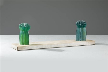 CENTROTAVOLA CACTUS<BR>Centrotavola con due cactus