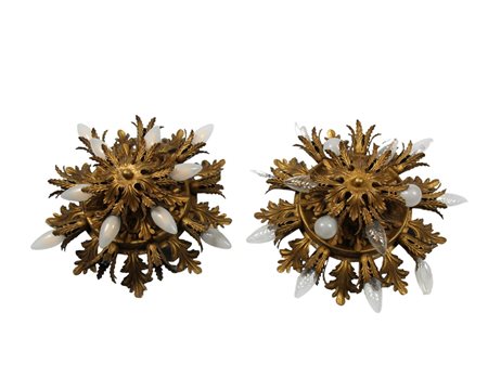  LOTTO DI 2 PLAFONIERE GRANDI