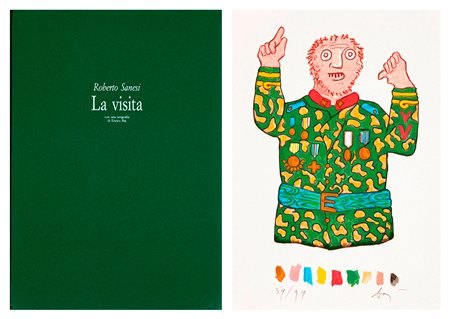 ENRICO BAJ (1924-2003) - La visita, 1992/1994