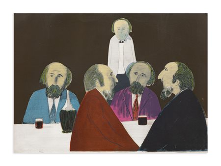 WALTER POZZI (1911-1989) - Senza Titolo (Osteria)