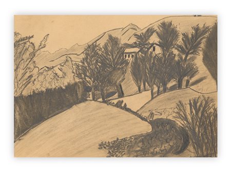 GRAZIA POZZI - Paesaggio, 1965