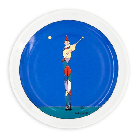 WALTER POZZI (1911-1989) - Serenata (Il Piatto dell'Anno - 1980)