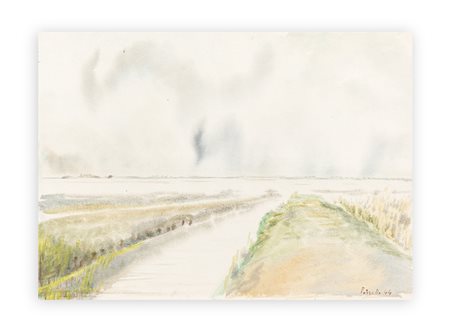 AGOSTINO PINELLI GENTILE (1898-1961) - Paesaggio, 1944