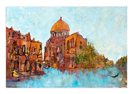 CARLO TRETTI (1928) - Paesaggio (Venezia)