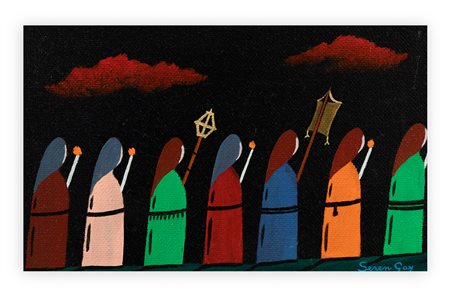 DOMENICO SEREN GAY (1931-2003) - Processione, 1986