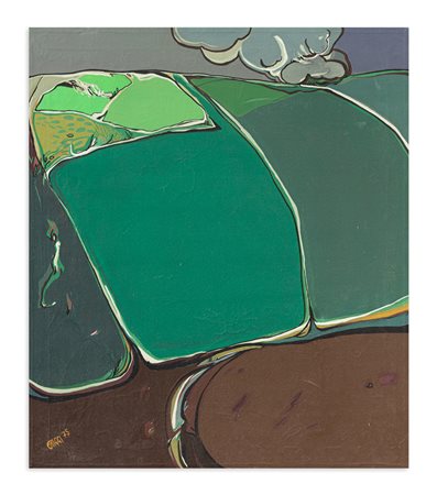 ROBERTO ORIGGI (1937) - Paesaggio, 1975