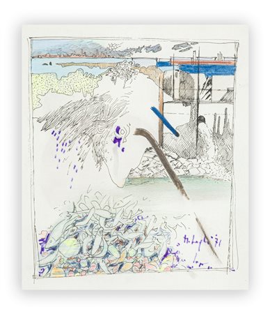 MARIO LOGLI (1933) - Senza Titolo, 1971