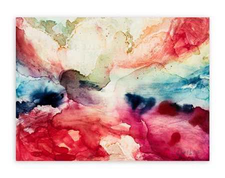 OSVALDO SPAGNULO (1930) - Viaggio nelle nuvole, 1977