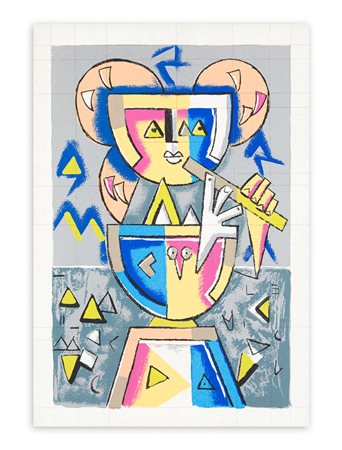 IBRAHIM KODRA (1918-2006) - Suonatore