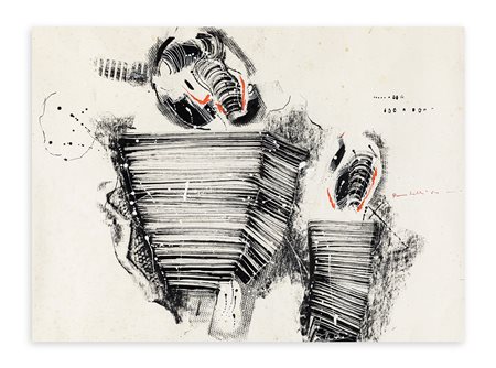 AMILCARE RAMBELLI (1924-1976) - Senza Titolo, 1964