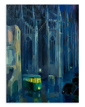 ELIANO FANTUZZI (1909-1987) - Il Duomo, 1957