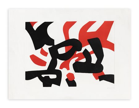 CARLA ACCARDI (1924-2014) - Rosso e nero
