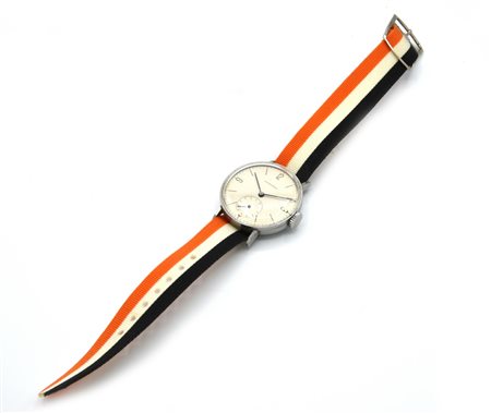 LONGINES CALATRAVA VINTAGE CASSA: in acciaio, mm 30 QUADRANTE: argentee con...