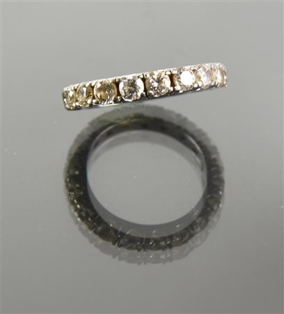 ANELLO ETERNE IN ARGENTO E PIETRE in argento 925, misura 16, peso complssivo...