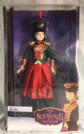 CLARA SOLDIER UNIFORM Disney the Nutracher and the Four Realms Barbie...