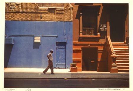 FRANCO FONTANA (Modena, 1933) "Harlem, 1990", 2013 new print cm 30 x 45...